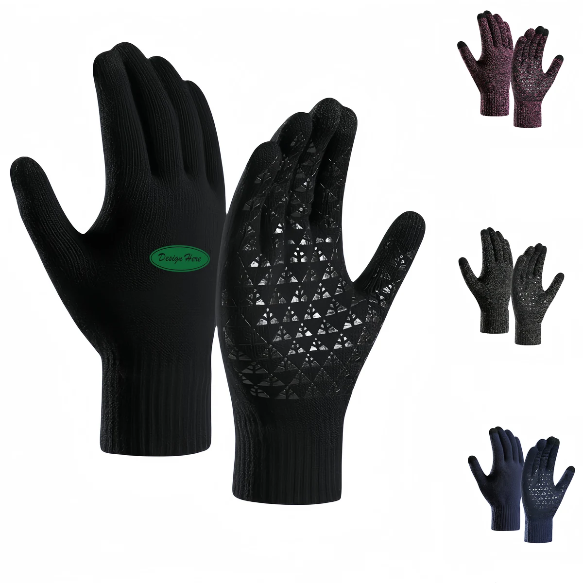 Winter Touchscreen Gloves with Non-Slip Grip 1