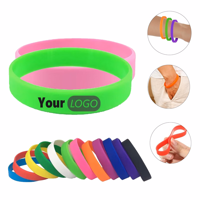 Eco Friendly and Odorless Silicone Wristband