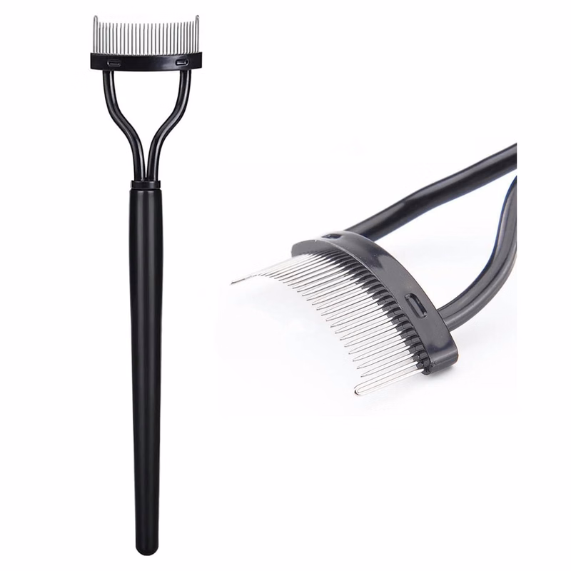 Foldable Steel Needle Eyelash Comb