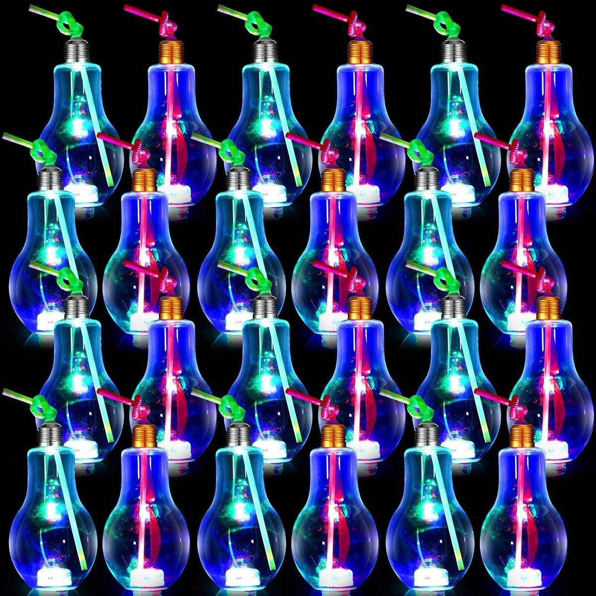 Light Bulb Cup / Lights up LED Drinking Glasses 1