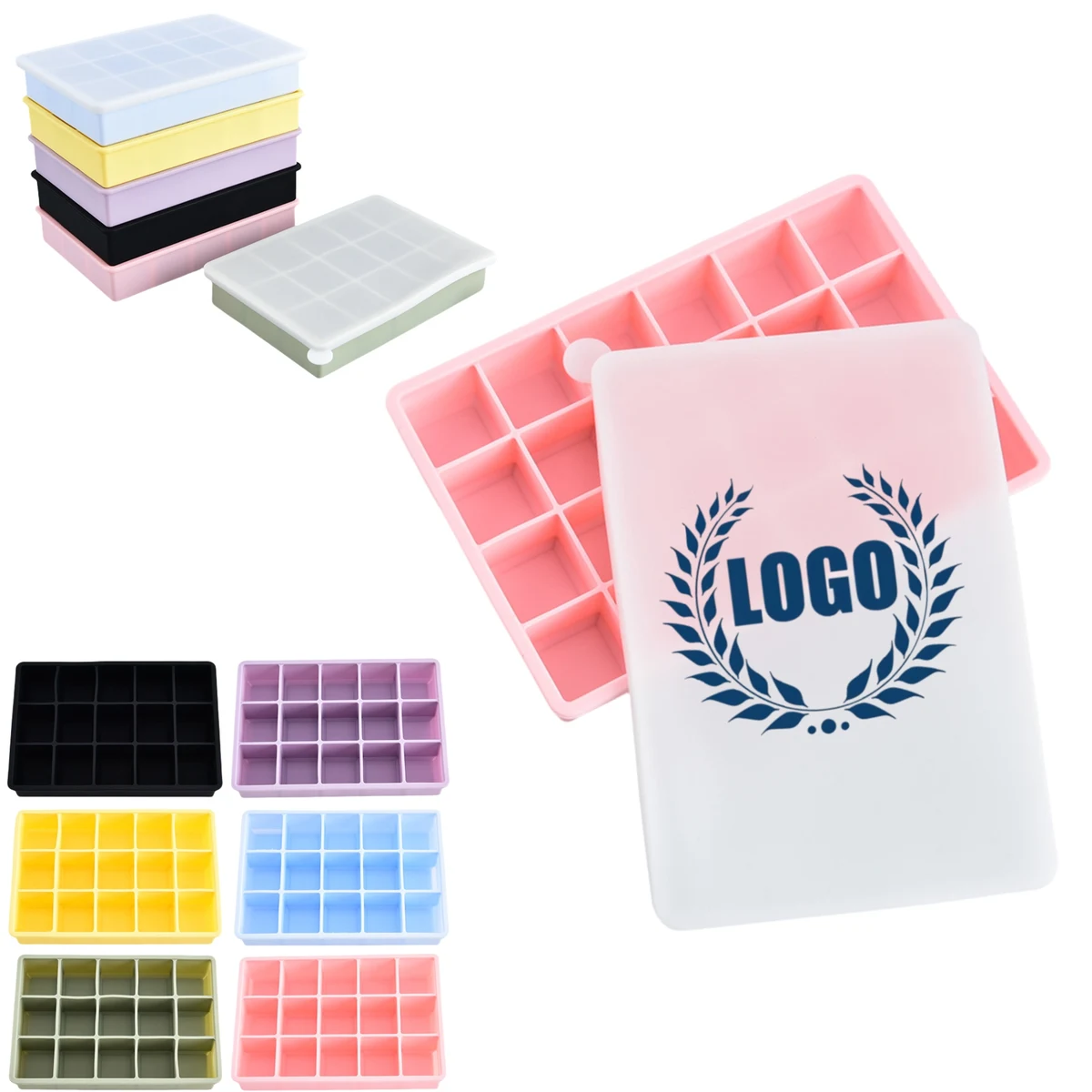 Premium Silicone Ice Cube Molds 1
