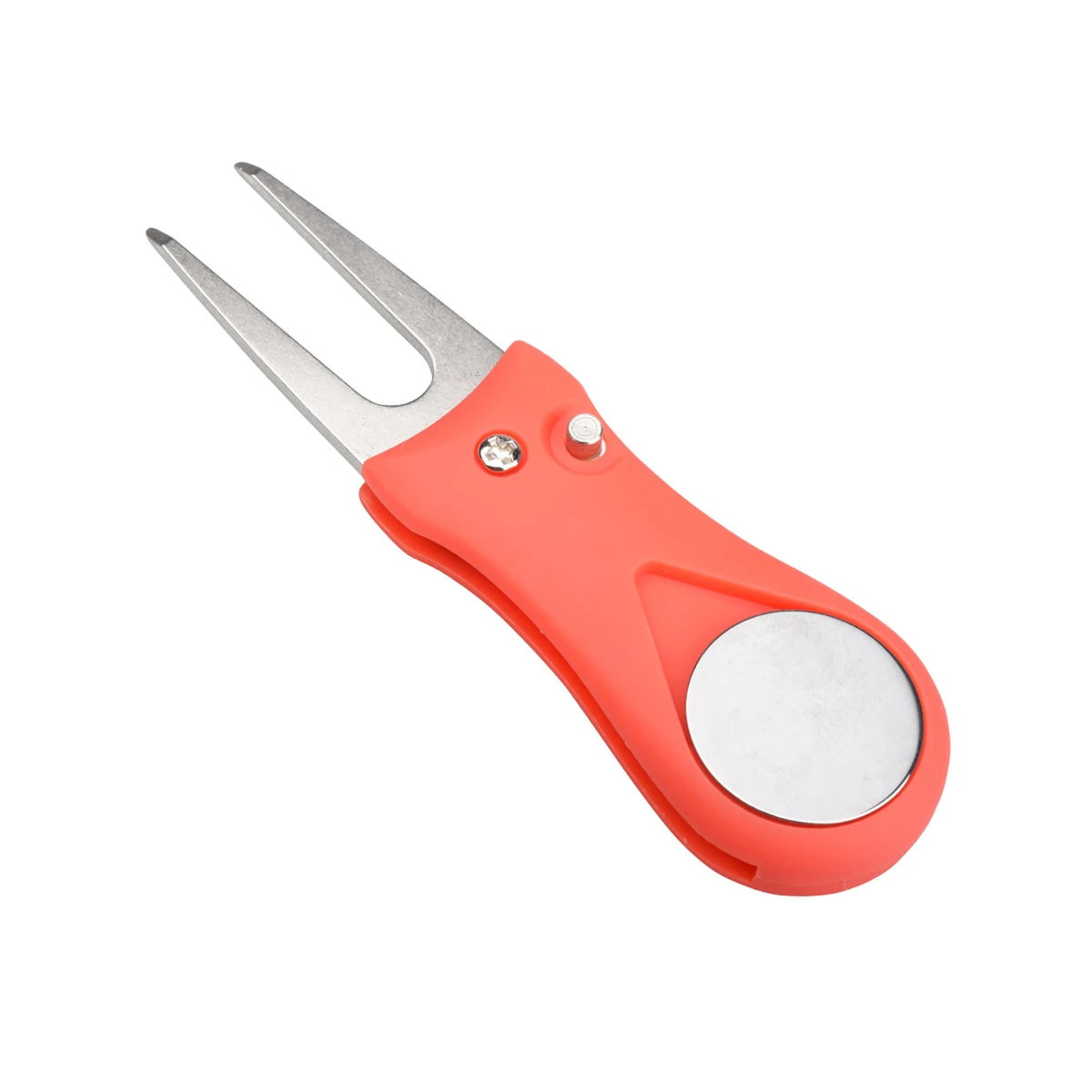 Foldable Metal Golf Divot Repair Tool 4.4 x 1.3 x 0.6" 1