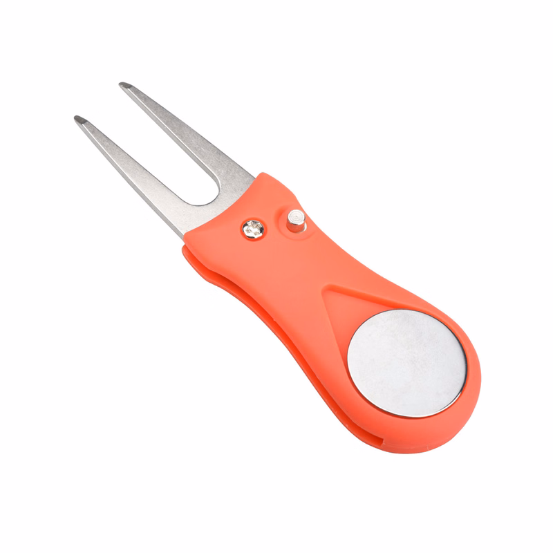 Foldable Metal Golf Divot Repair Tool 4.4 x 1.3 x 0.6"