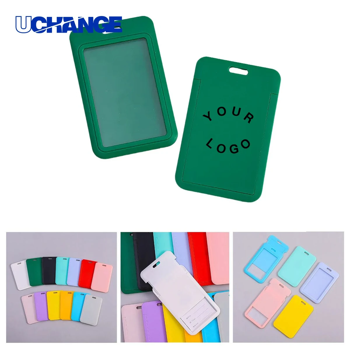 Office ID Badge Case Holder Sliding Mechanism 1