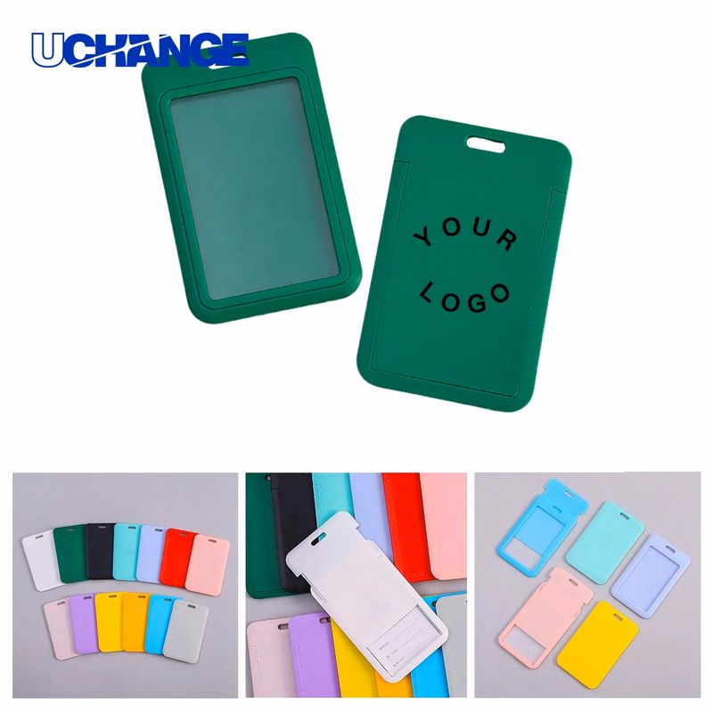 Office ID Badge Case Holder Sliding Mechanism