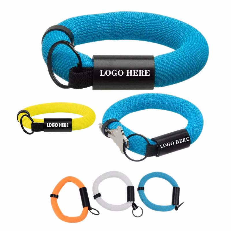 PVC Silicone Swim Keychain with Floating Wristband
