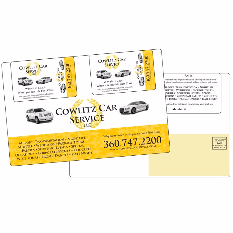 XL Plastic Postcard Mailer