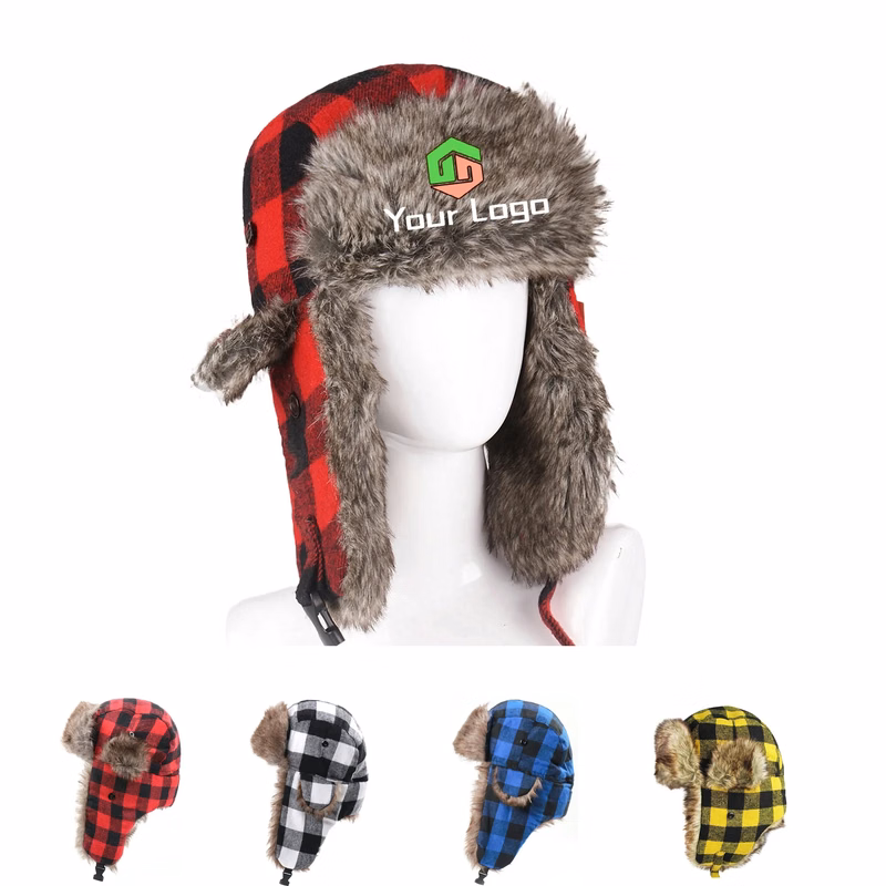 Plaid Trapper Hat