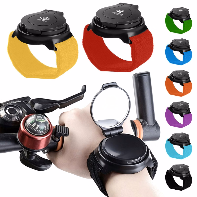Wrist Rotatable Bicycle Rear View Mirror