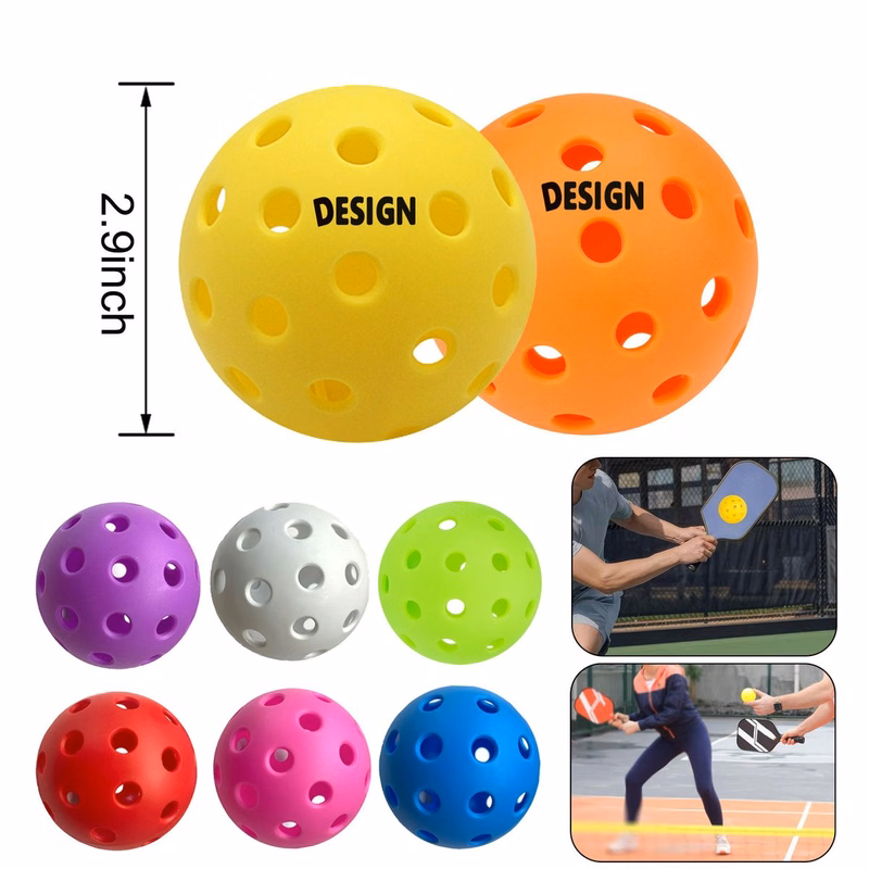 Durable Pe Pickleballs For Outdoor Training Games