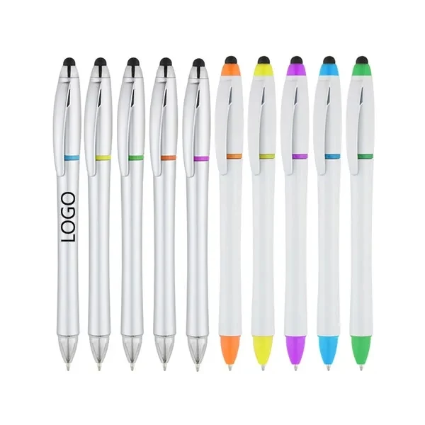 Imprinted Stylus Highlighter Pen Combos 1
