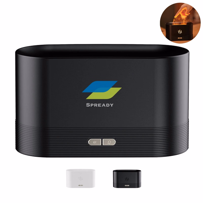 Aroma Diffuser Humidifier With Fire Flame Effect For Home