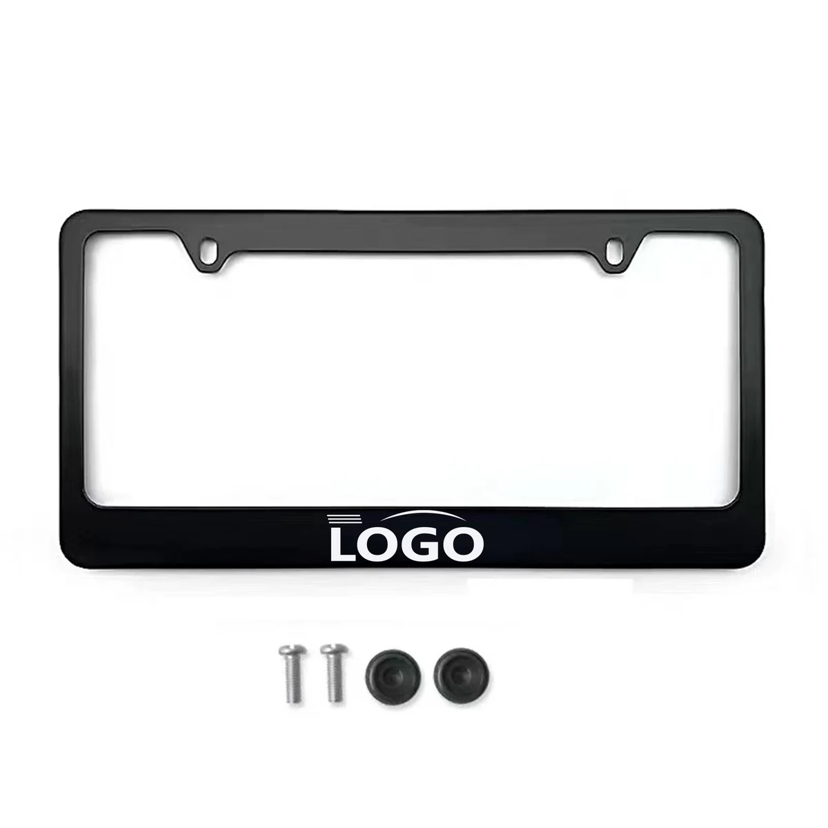 Matte Black License Plate Frames 1