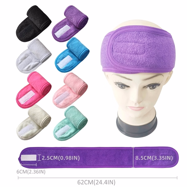 Spa Facial Headband with Magic Tape