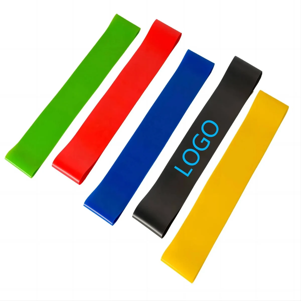 MOQ 50 5 Piece Exercise Resistance Band Set 1