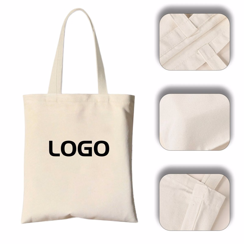 Eco-Friendly Poly-Cotton Reusable Shopping Grocery Bag