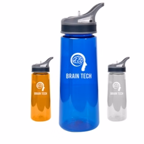 22 Oz. Trotter Water Bottle w/Straw
