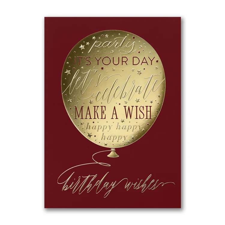Floating Greetings Birthday Card 1
