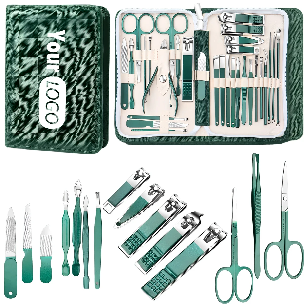 Premium 30 Piece Stainless Steel Manicure Set 1