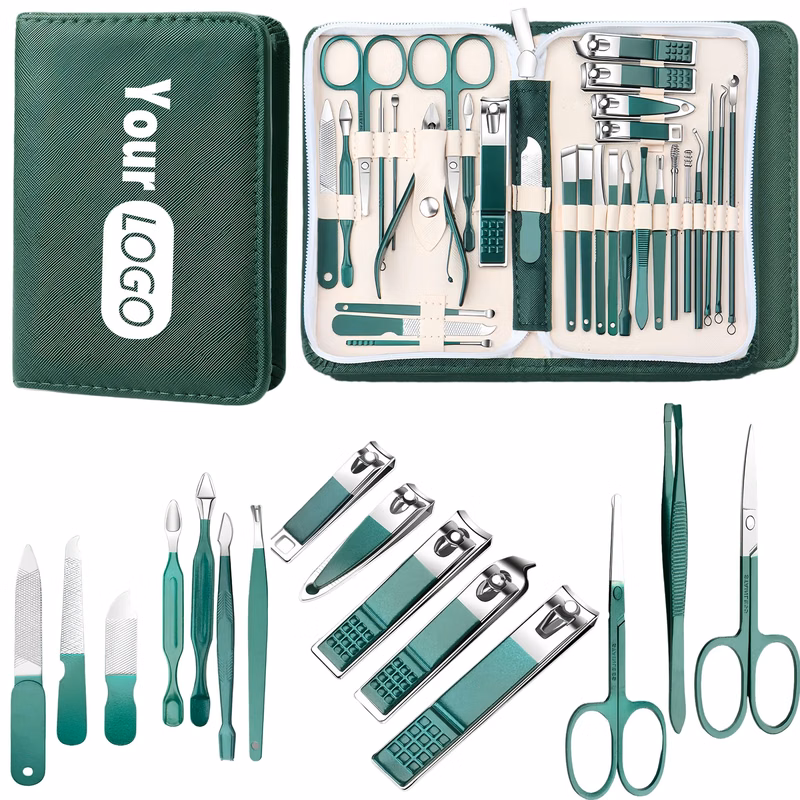 Premium 30 Piece Stainless Steel Manicure Set