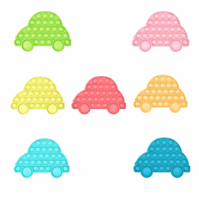 Car shaped Push Pop Bubble Toy