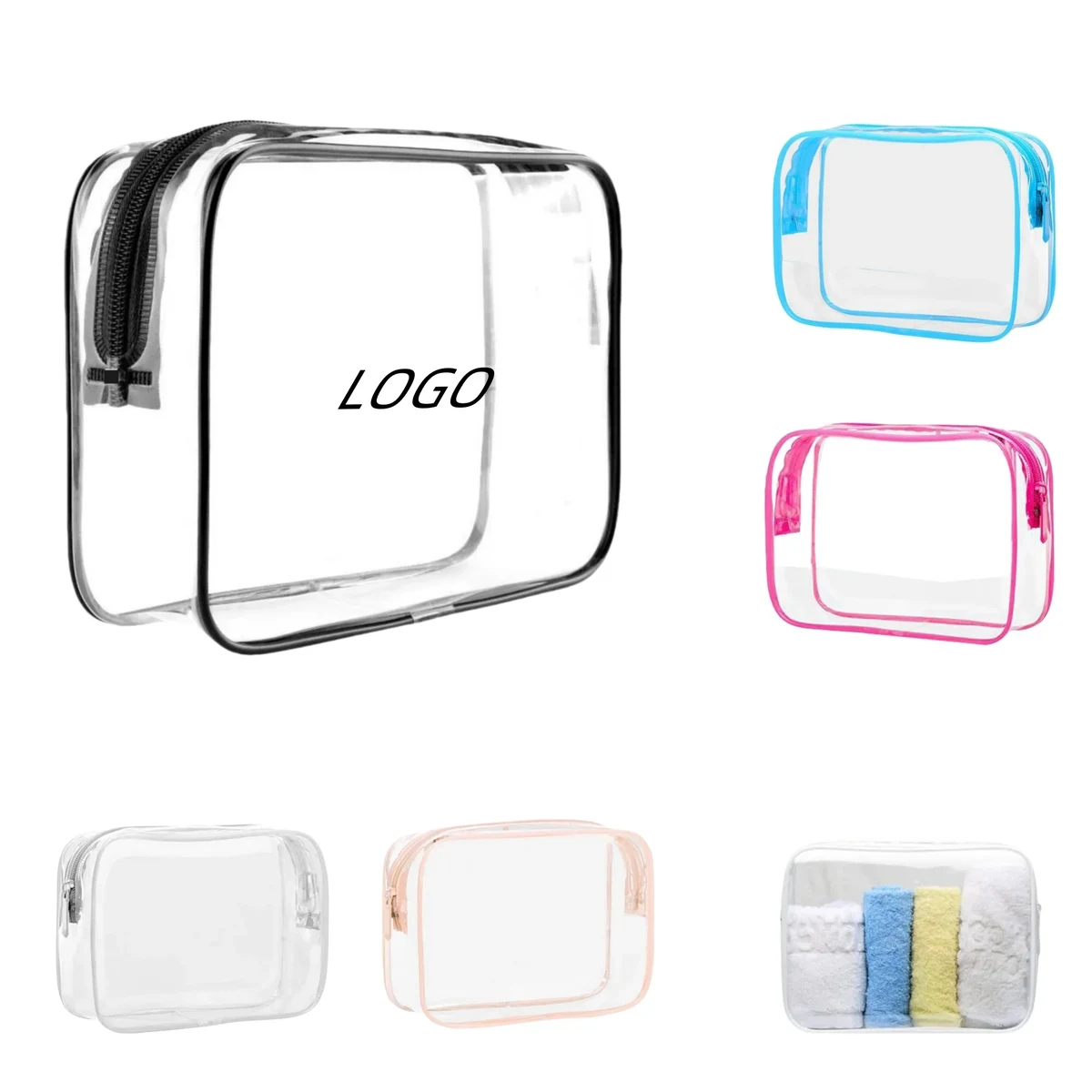 Waterproof Clear Portable Travel Toiletry Bag 1