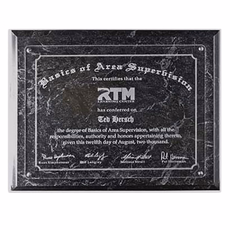 Clarion Lasered Acrylic Plaque