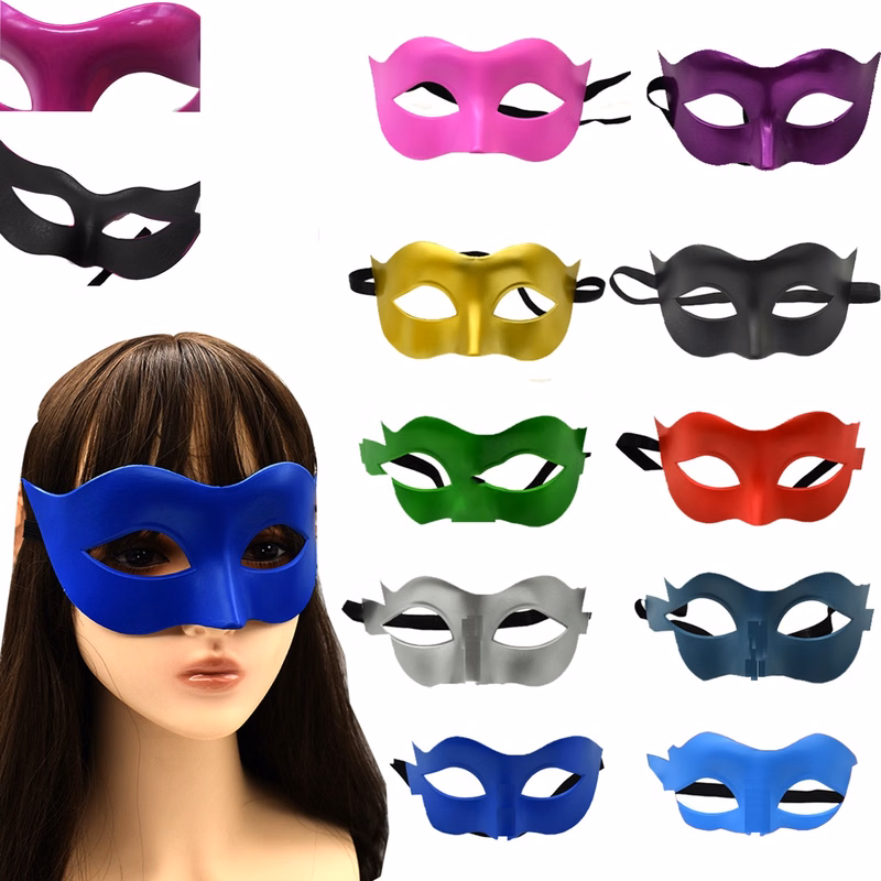 Halloween Half Face Venetian Mask Cosplay Costume