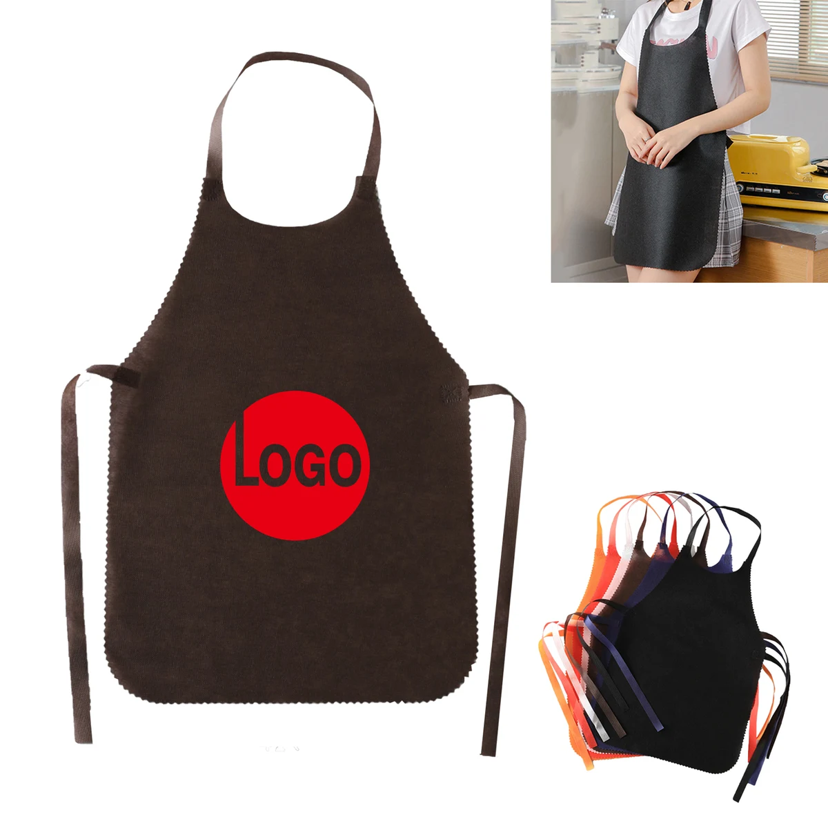 Disposable Non-Woven Fabric Apron 1