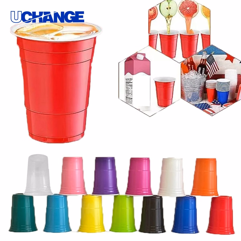Customized Plastic Stadium Cup Container (16oz)
