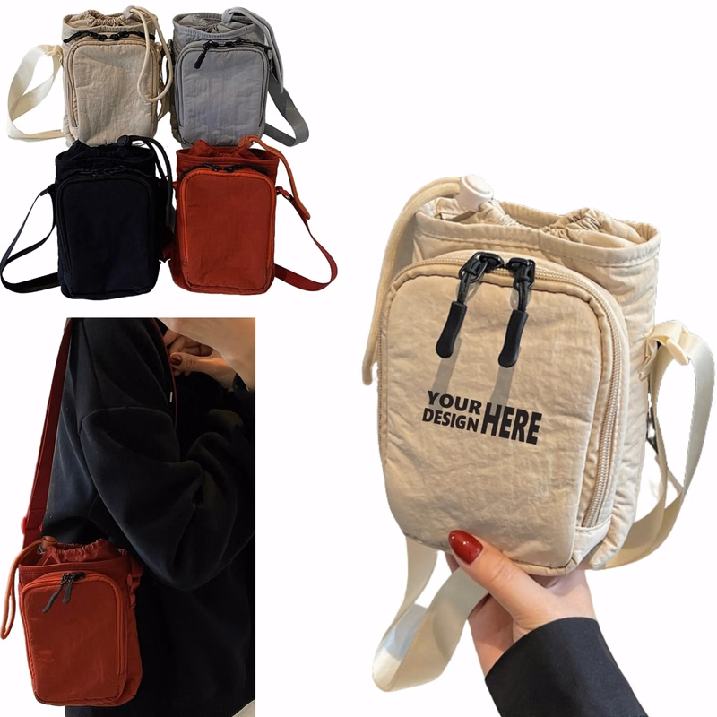 Unisex Outdoor Crossbody Bag, Water Bottle Phone Bag