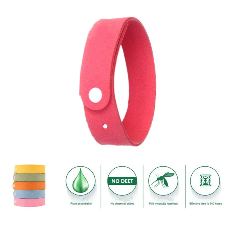 Microfiber Leather Mosquito RepellentBracelets 1