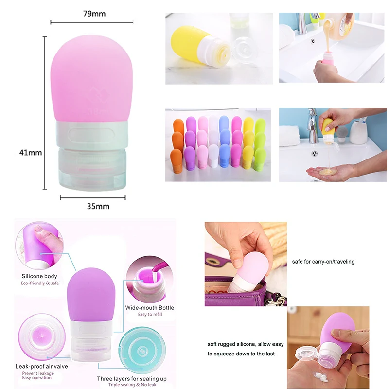 Silicone Travel Bottle 1.3oz 1