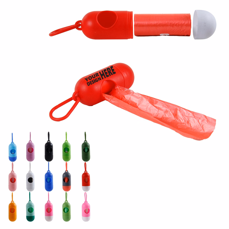 Pet Waste Bag Holder Set With Dispenser