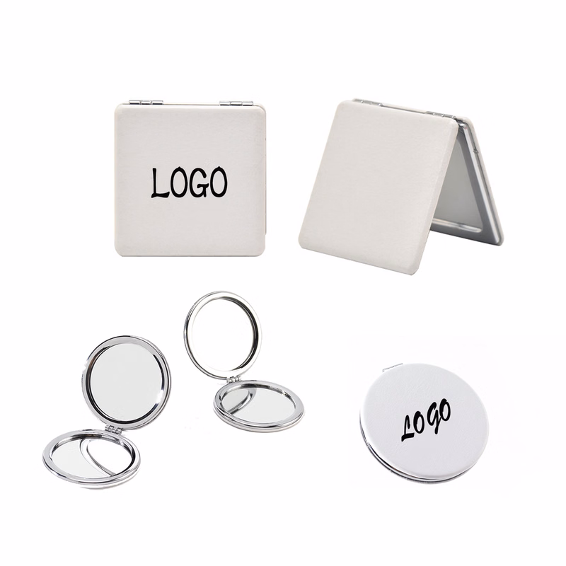 Mini Round Portable Mirror With Magnification