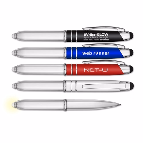 iWriter Glow Metal Stylus Pen with LED Light