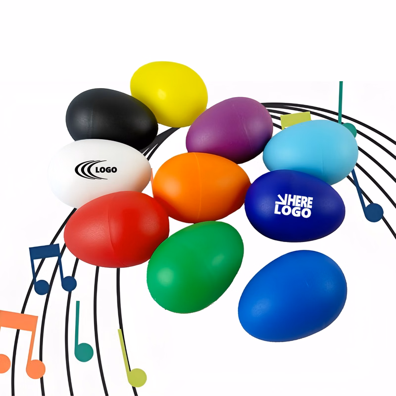 Colorful Plastic Shaker Eggs for Music Play