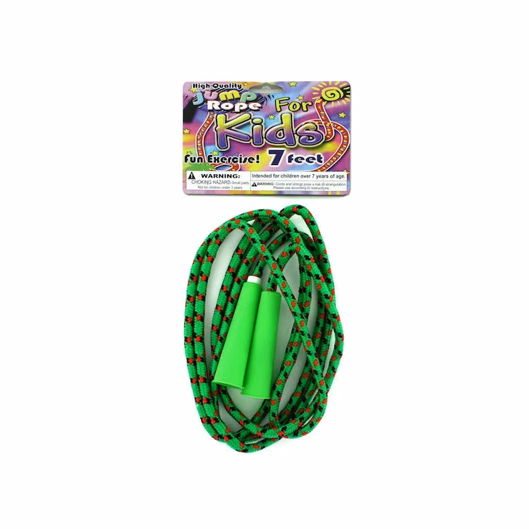 Kids Jump Ropes - Multicolor Nylon 7'