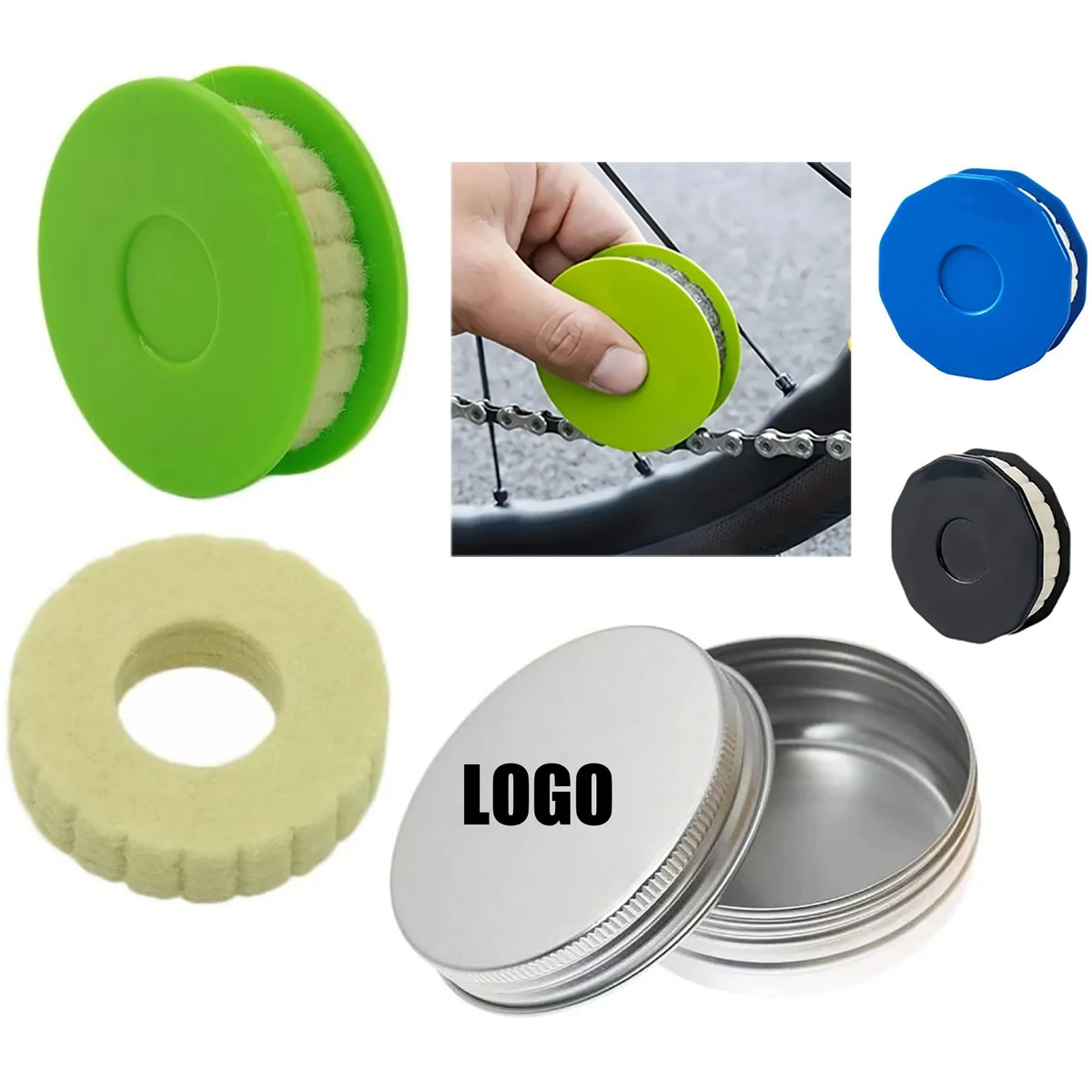 Bicycle Chain Oiler Roller Lubricator 1