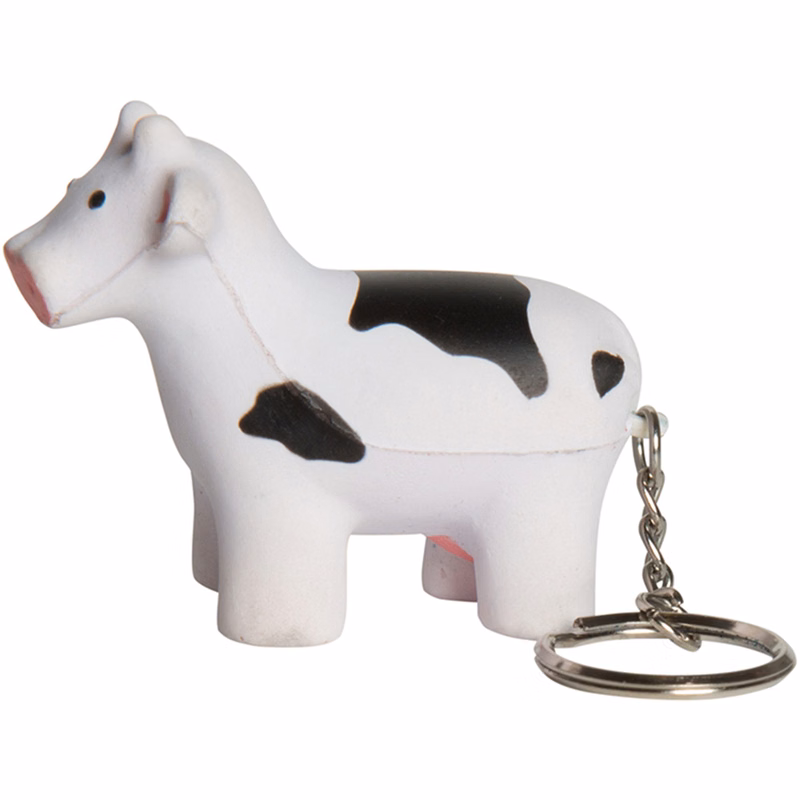 Cow Keyring Stress Reliever