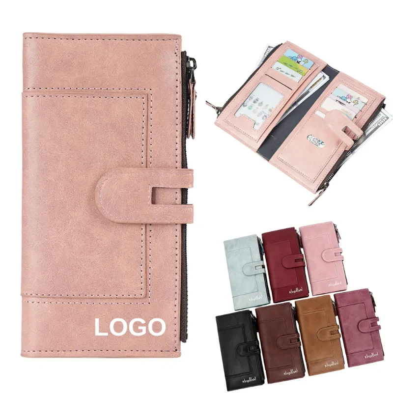 Coin Purse Wallet PU Leather Fashion Phone Bag Card Holder 1