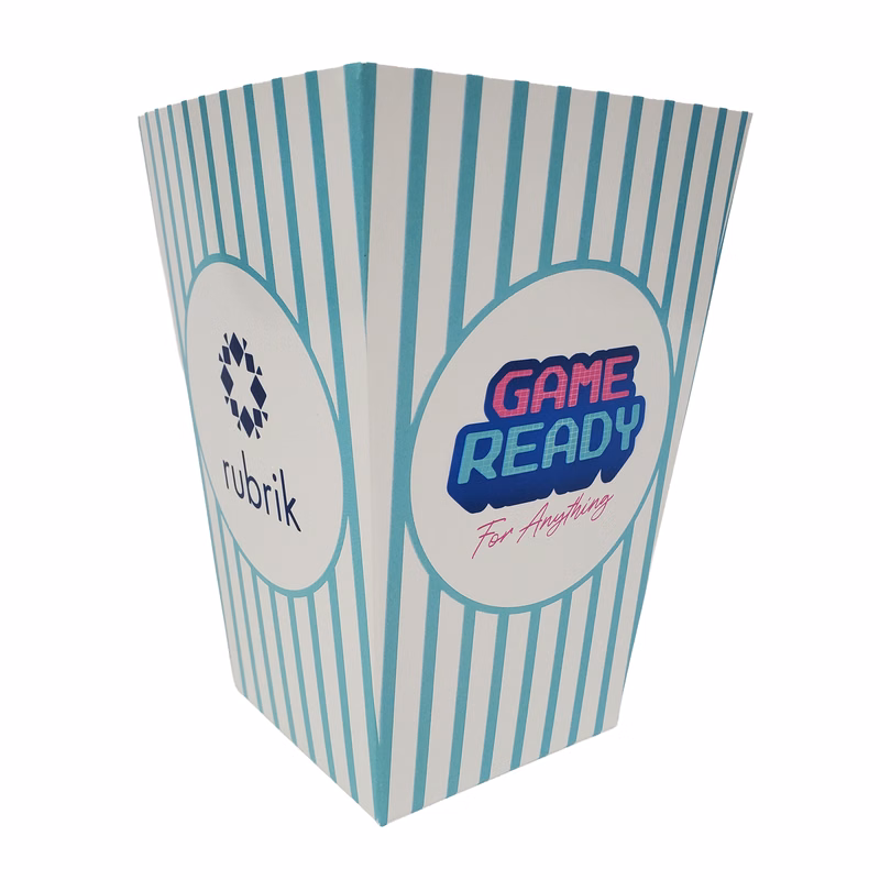 4" x 4" x 6" - Popcorn Box