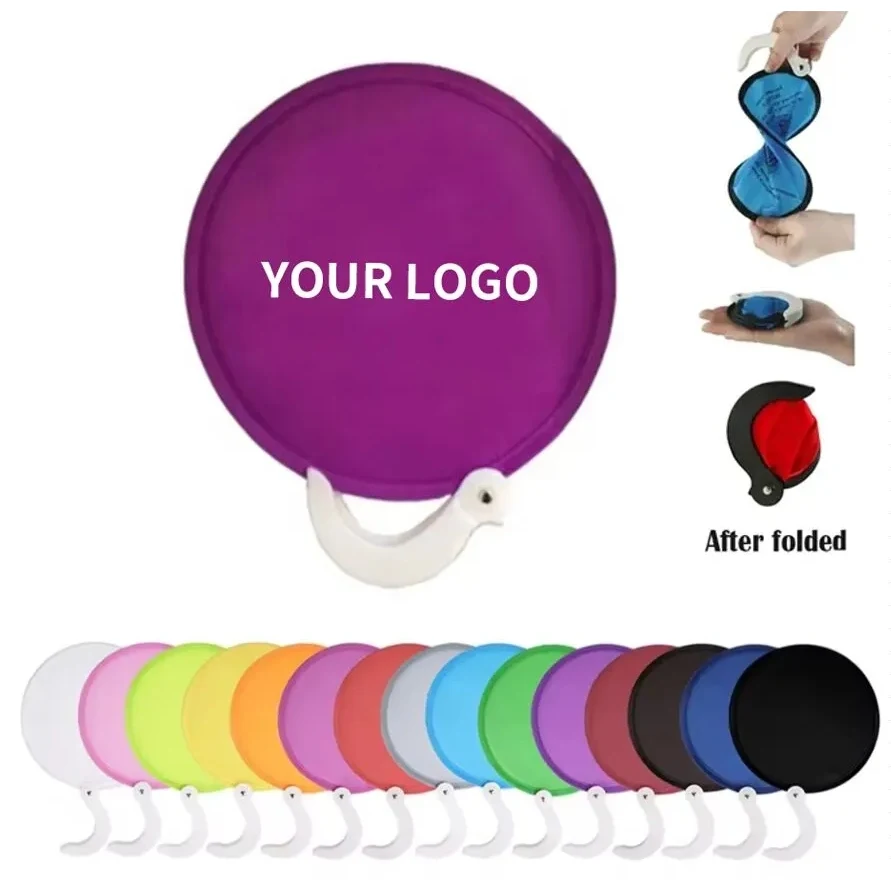 Custom fold up DISC fan with handle 1