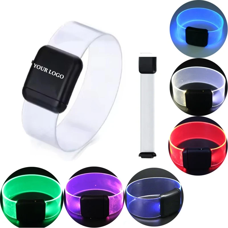 LED Neon Bracelets Flashing Lights 1