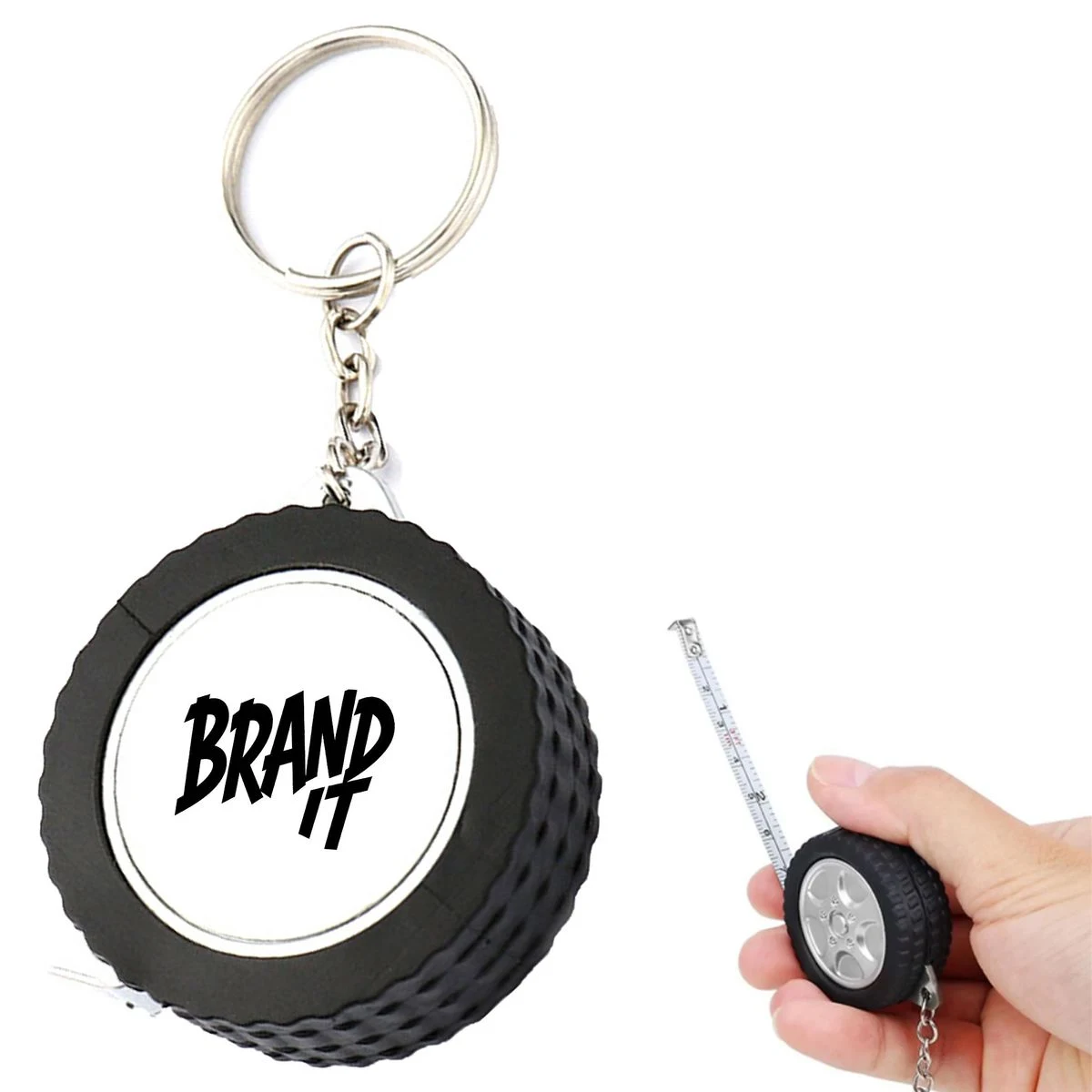 Tire Portable Tape Measure Keychain 1