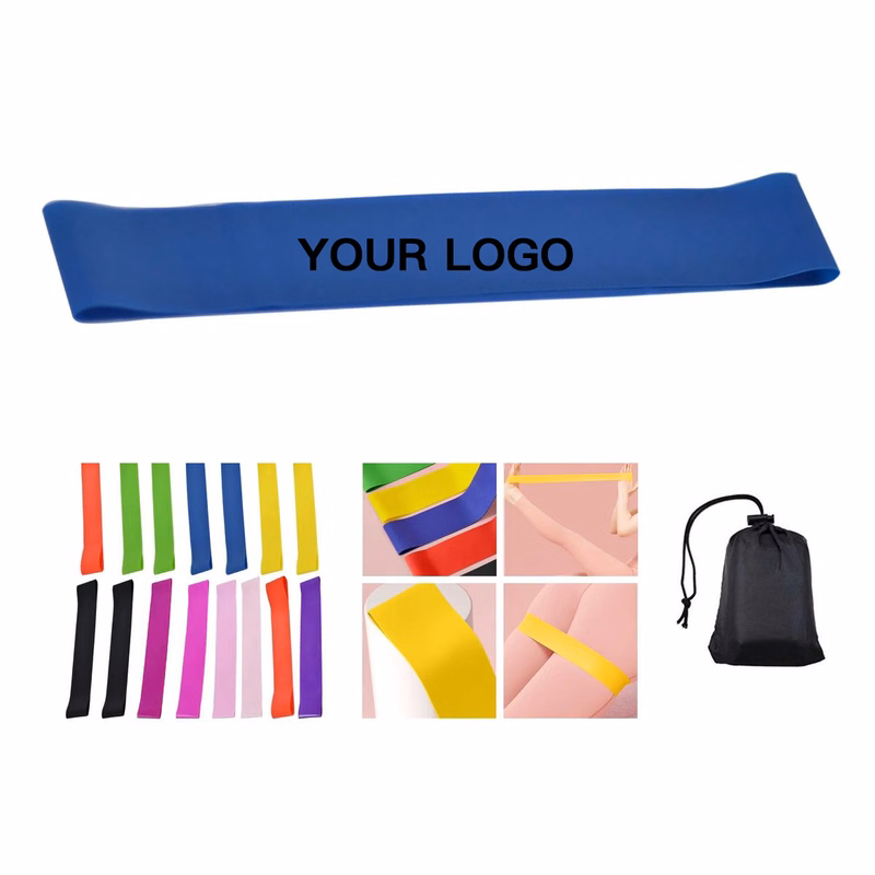Portable Latex Exercise Bands with Carry Bag