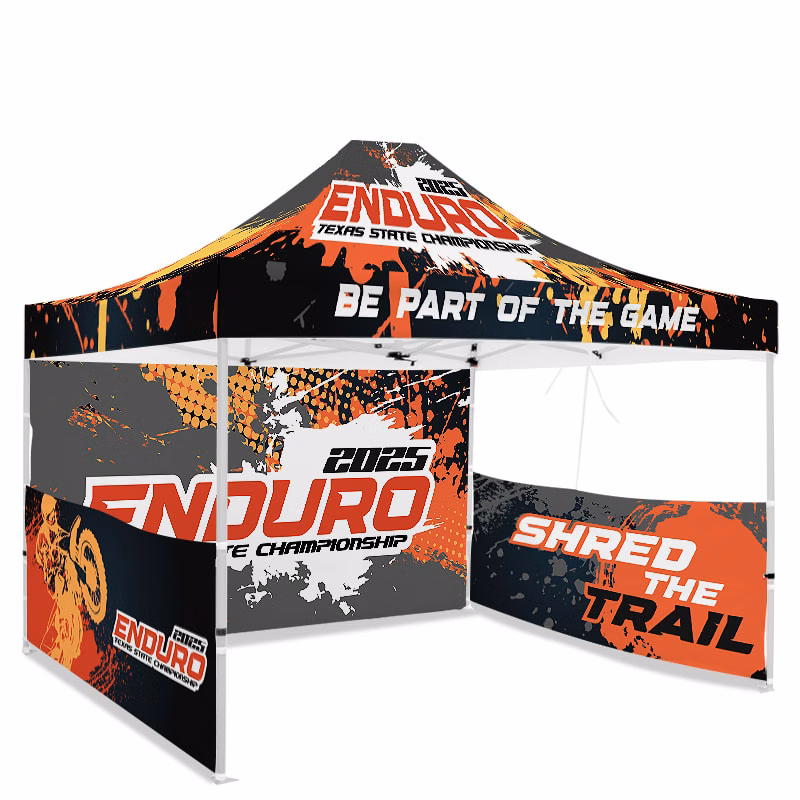 10ft X 15ft Full Color Pop Up Canopy Tents
