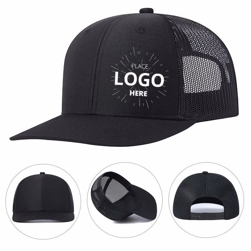 Slightly Curved Mesh Baseball Cap