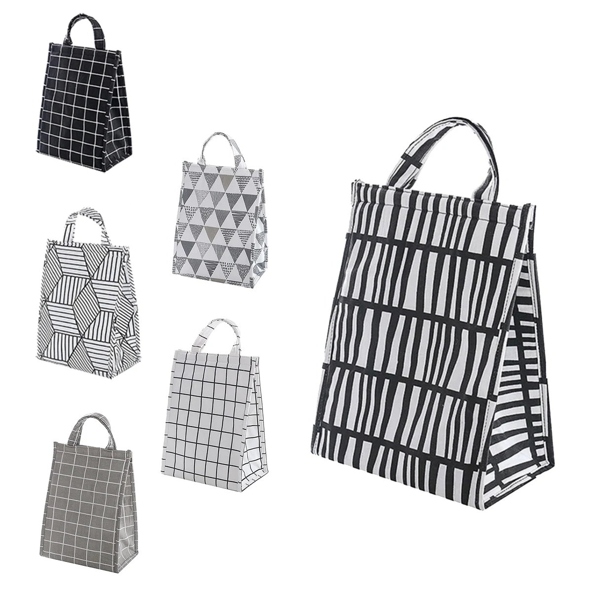 Insulated Lunch Bag Tote Handbag 1