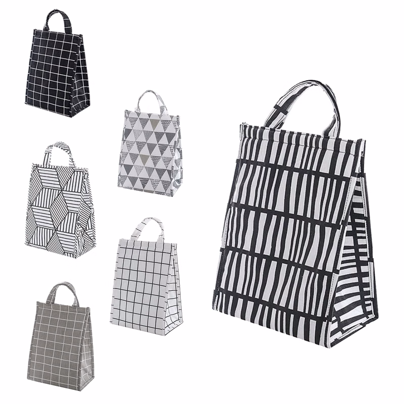 Insulated Lunch Bag Tote Handbag
